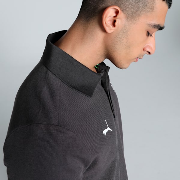 Mercedes-AMG Petronas F1® Two-Tone Men's Motorsport Polo, PUMA Black, extralarge-IND