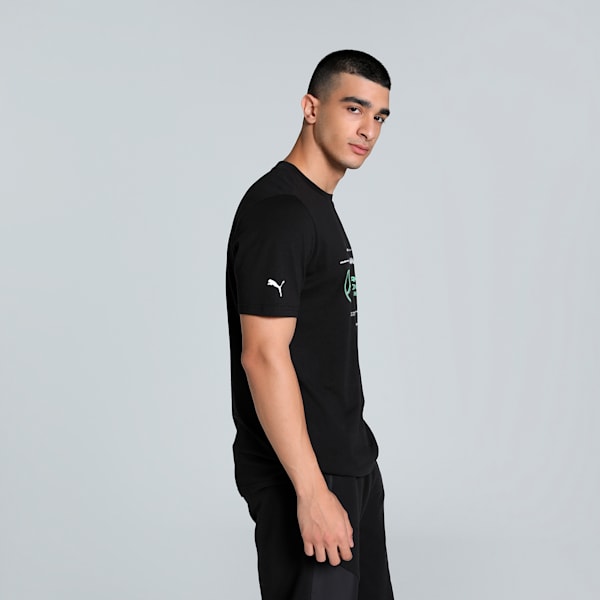 Mercedes-AMG Petronas F1® Logo Men's Motorsport Tee, PUMA Black, extralarge-IND
