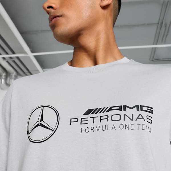 Mercedes-AMG Petronas F1® Logo Men's Motorsport Tee, Team Silver, extralarge-IND