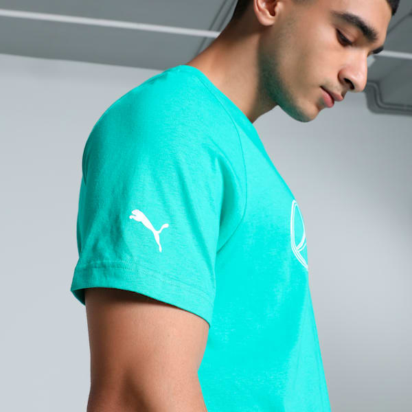 Mercedes-AMG Petronas F1® Logo Men's Motorsport Tee, Sheen Green, extralarge-IND