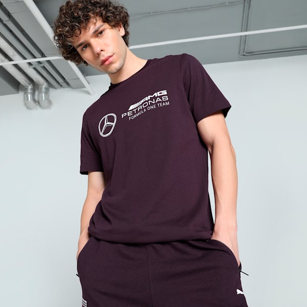 Mercedes-AMG Petronas F1® Logo Men's Motorsport Tee, Midnight Plum, extralarge-IND