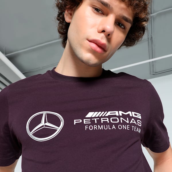Mercedes-AMG Petronas F1® Logo Men's Motorsport Tee, Midnight Plum, extralarge-IND