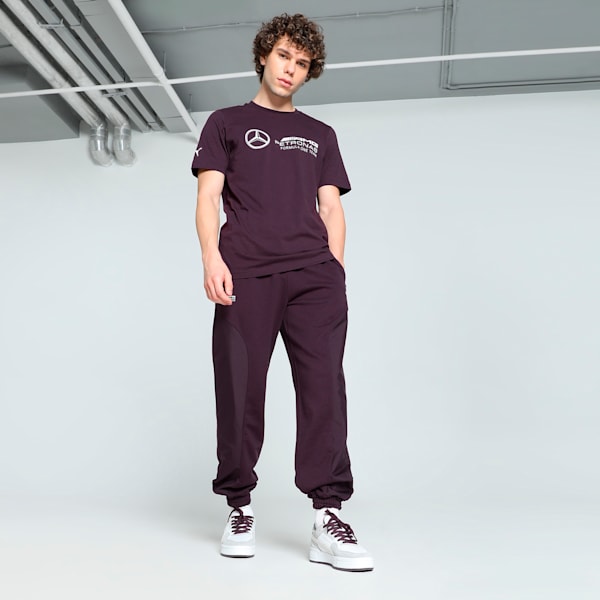 Mercedes-AMG Petronas F1® Logo Men's Motorsport Tee, Midnight Plum, extralarge-IND