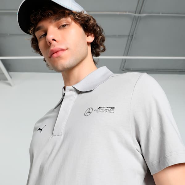 Mercedes-AMG Petronas F1® Men's Motorsport Polo, Team Silver, extralarge-IND