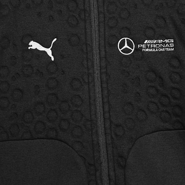 Mercedes-AMG Petronas F1® Youth Hooded Motorsport Sweat Jacket, PUMA Black, extralarge-IND