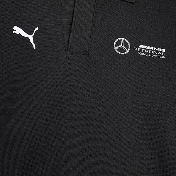 Mercedes-AMG Petronas F1® Pique Youth Motorsport Polo, PUMA Black, extralarge-IND