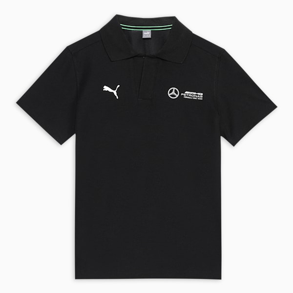 Mercedes-AMG Petronas F1® Pique Youth Motorsport Polo, PUMA Black, extralarge-IND