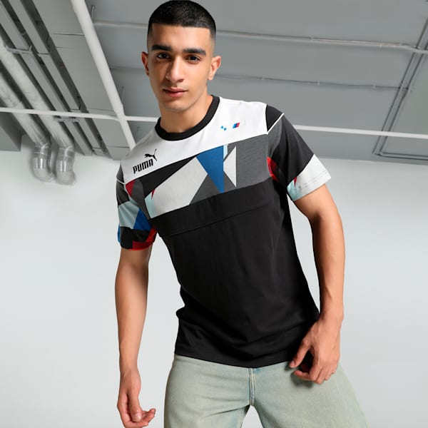 BMW M Motorsport SPEED DRIVER SERIES Men's Tee, PUMA Black, extralarge-IND