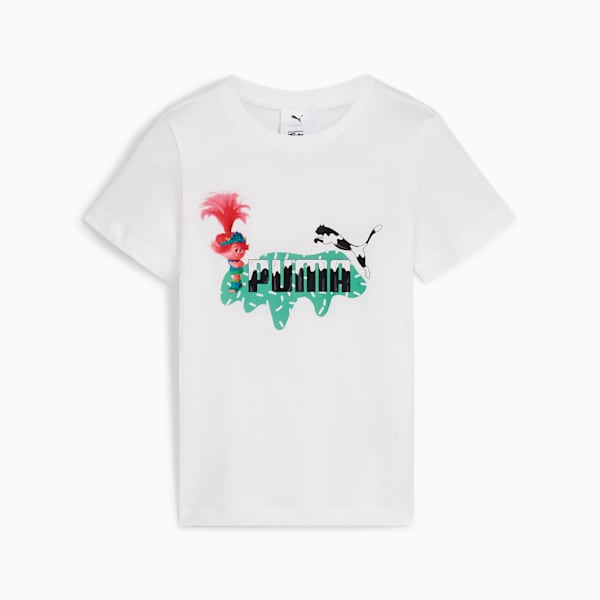 PUMA x TROLLS Little Kids' Tee, PUMA White, extralarge