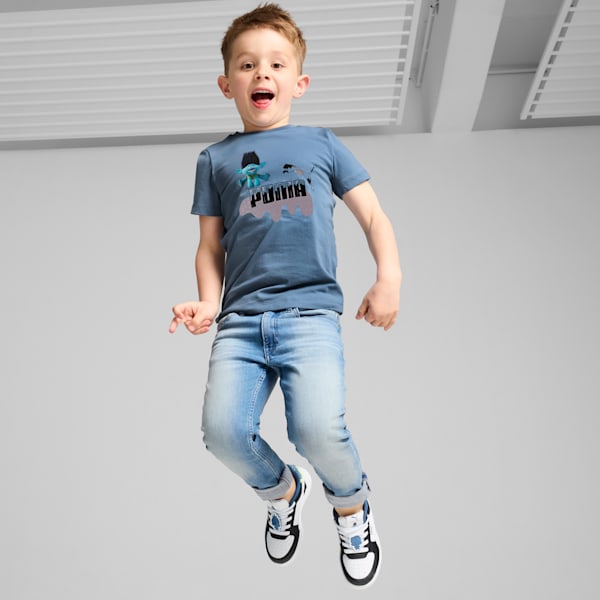 PUMA x TROLLS Little Kids' Tee, Blue Horizon, extralarge