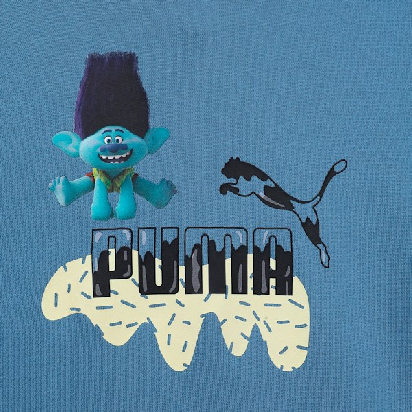 PUMA x TROLLS Kid's Hoodie, Blue Horizon, extralarge-IND