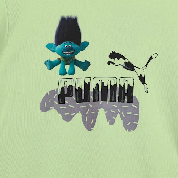PUMA x TROLLS Kid's Hoodie, Cool Cucumber, extralarge-IND