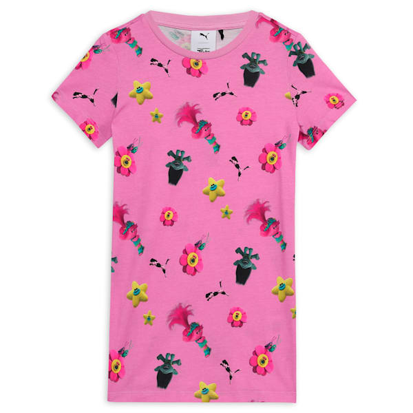 PUMA x TROLLS Kid's Tee, Mauved Out, extralarge-IND