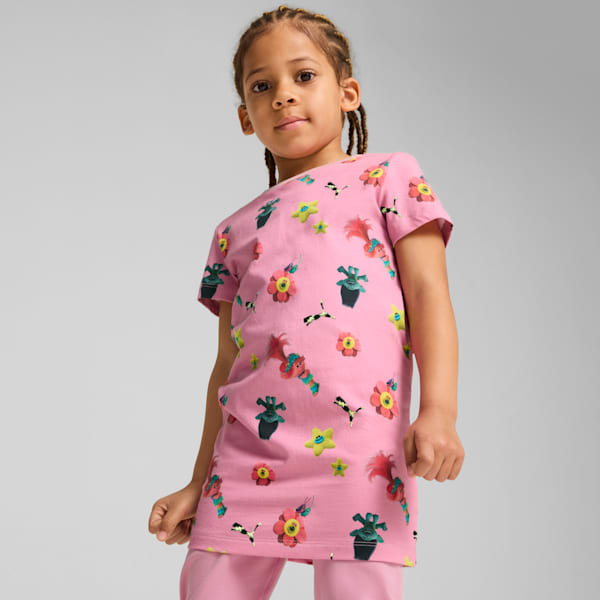 PUMA x TROLLS Kid's Tee, Mauved Out, extralarge-IND