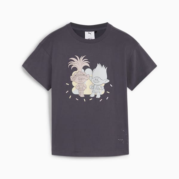 Playera Infantil PUMA x TROLLS, Galactic Gray, extralarge