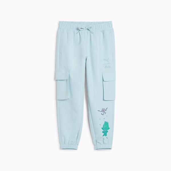 Pantalón cargo para niños pequeños PUMA x TROLLS, Frosted Dew, extralarge