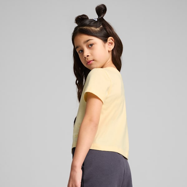 PUMA x TROLLS Kid's Graphic Short Tee, Creamy Vanilla, extralarge-IND