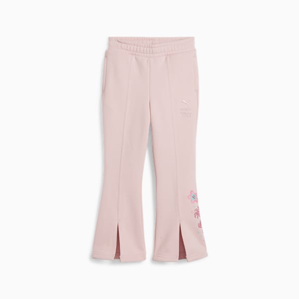 PUMA x TROLLS Little Kids' Flared Pants, Mauve Mist, extralarge