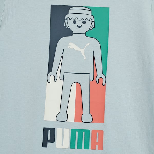 PUMA x PLAYMOBIL® Kid's Tee, Frosted Dew, extralarge-IND