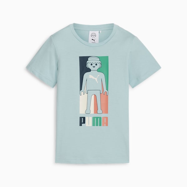 PUMA X PLAYMOBIL® Little Kids' Tee, Frosted Dew, extralarge