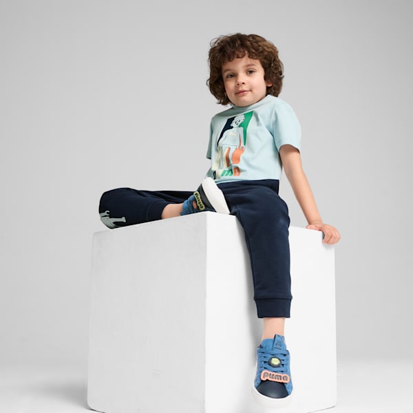 PUMA X PLAYMOBIL® Little Kids' Tee, Frosted Dew, extralarge