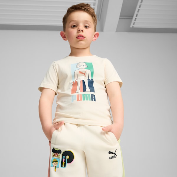 PUMA x PLAYMOBIL® Kid's Tee, No Color, extralarge-IND