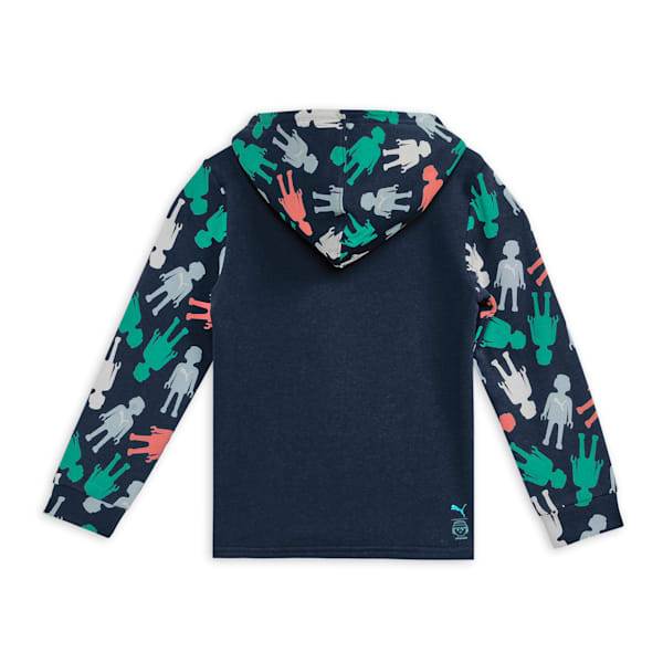 PUMA x PLAYMOBIL® Kid's Hoodie, Club Navy, extralarge-IND