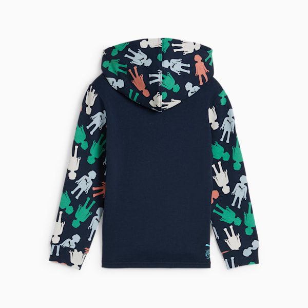 Sudadera con capucha para niños pequeños PUMA x PLAYMOBIL®, Club Navy, extralarge
