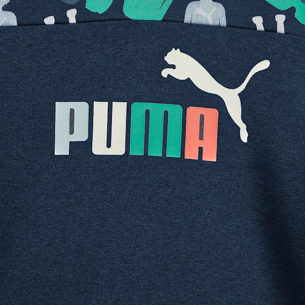 PUMA x PLAYMOBIL® Kid's Hoodie, Club Navy, extralarge-IND