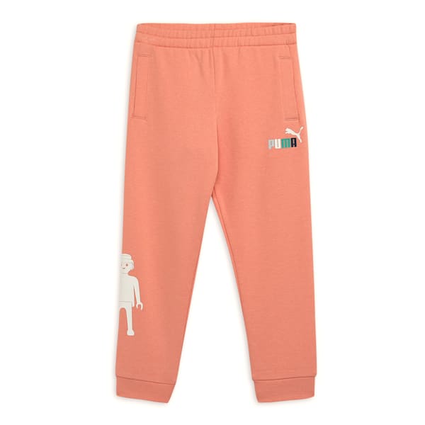 PUMA x PLAYMOBIL® Kid's Sweat Pants, Deeva Peach, extralarge-IND