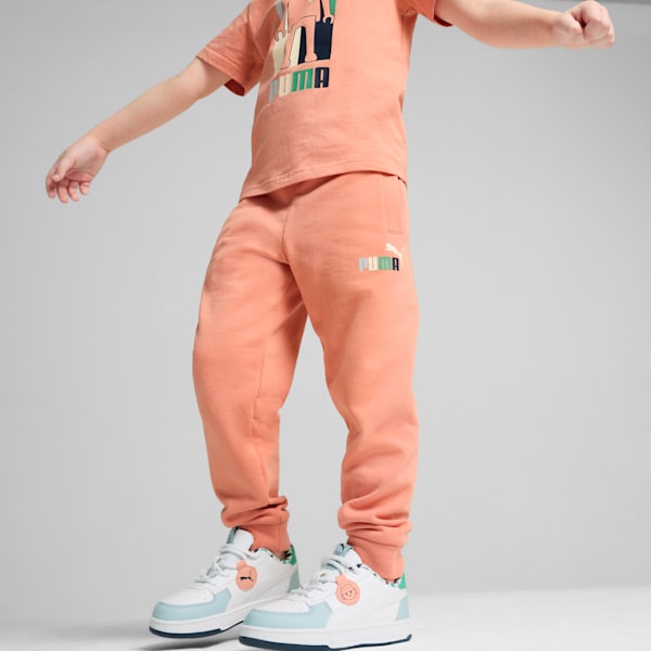 Pants para niños pequeños PUMA x PLAYMOBIL®, Deeva Peach, extralarge