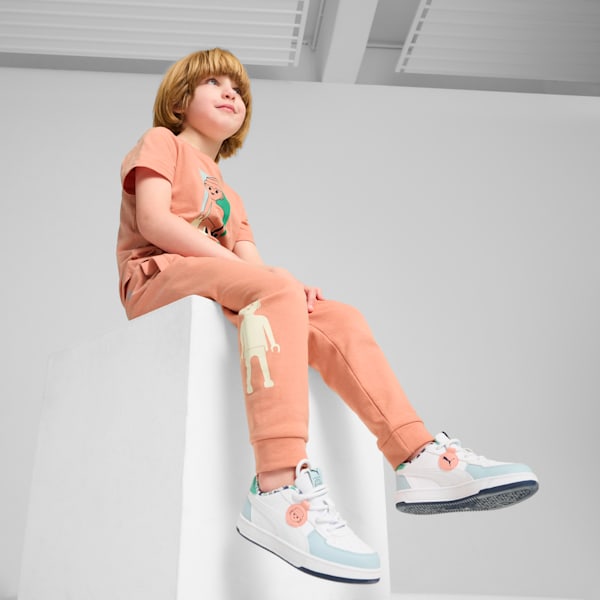 Pants para niños pequeños PUMA x PLAYMOBIL®, Deeva Peach, extralarge