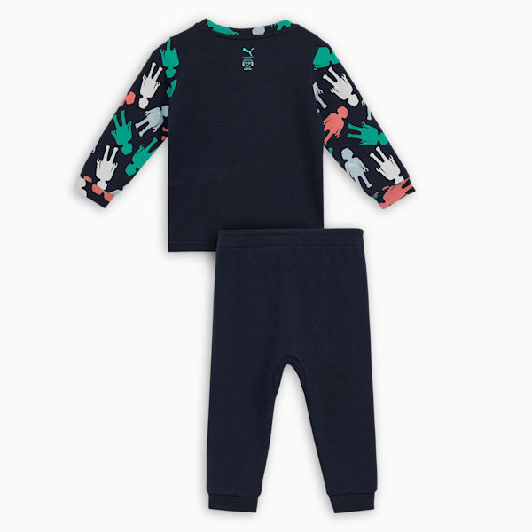 PUMA x PLAYMOBIL® Toddlers' Crew-Neck Top &amp; Joggers Set, Club Navy, extralarge-IND
