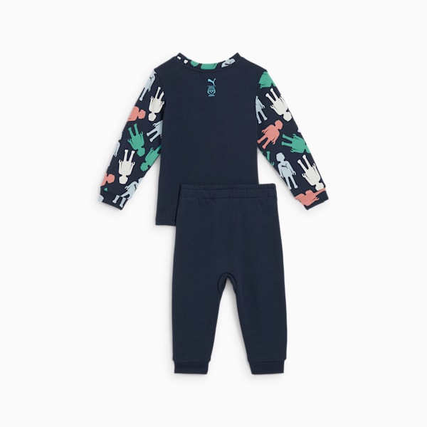 PUMA x PLAYMOBIL Crew Jogger Set Toddler, Club Navy, extralarge