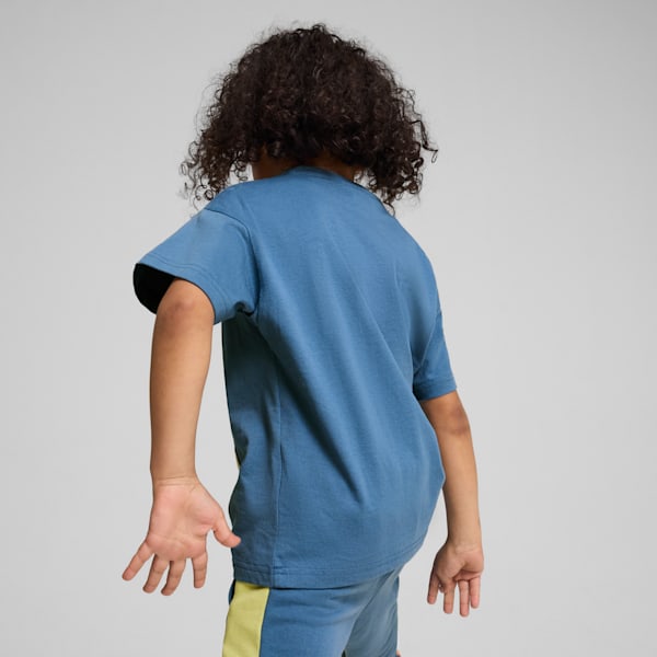PUMA x PLAYMOBIL® Graphic Kid's Relaxed Fit Tee, Blue Horizon, extralarge-IND