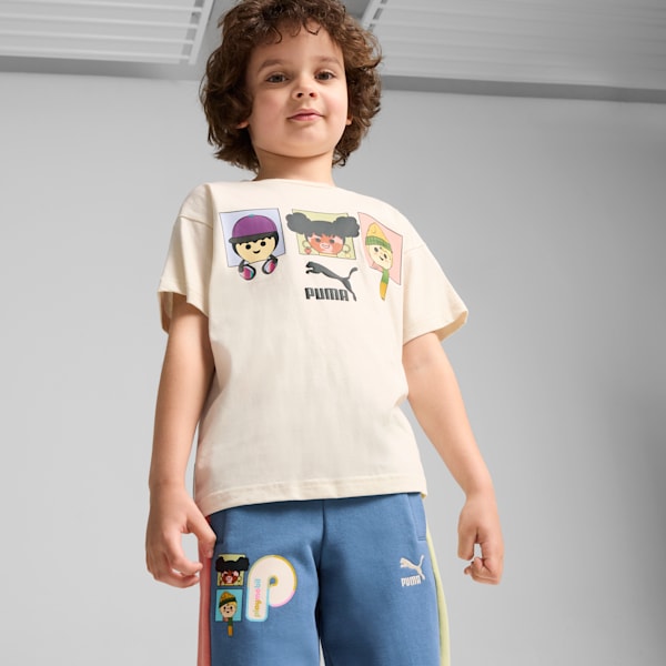 PUMA x PLAYMOBIL® Graphic Kid's Relaxed Fit Tee, No Color, extralarge-IND