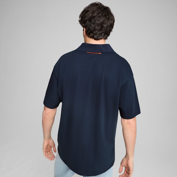 Porsche Legacy ESS Men's Polo, Club Navy, extralarge