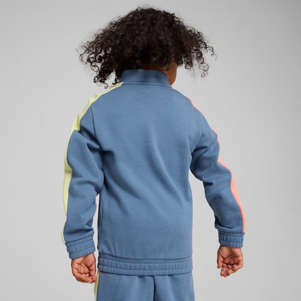 PUMA x PLAYMOBIL® Little Kids' T7 Jacket, Blue Horizon, extralarge
