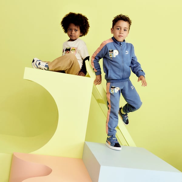 Pants para niños pequeños PUMA x PLAYMOBIL® T7, Blue Horizon, extralarge