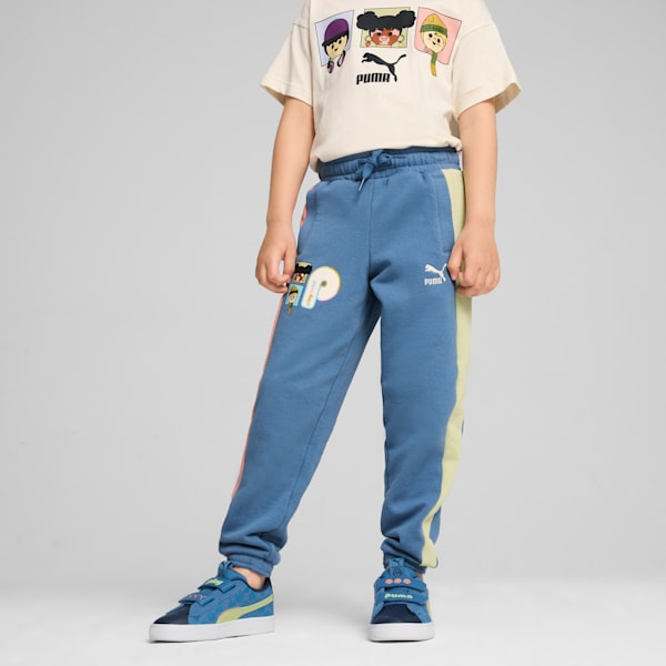 Pants para niños pequeños PUMA x PLAYMOBIL® T7, Blue Horizon, extralarge