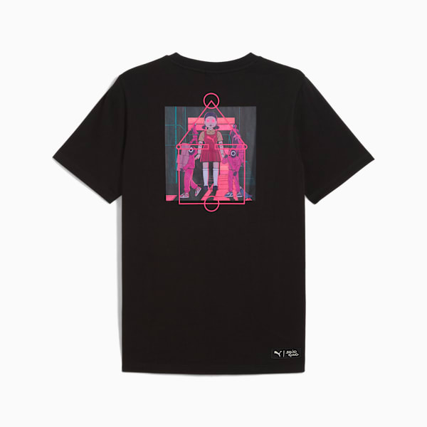 PUMA x SQUID GAME Men's Tee, PUMA Black, extralarge