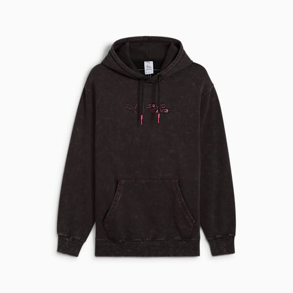 Sudadera con capucha PUMA x SQUID GAME para hombre, PUMA Black, extralarge