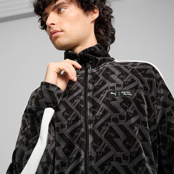Chamarra PUMA x SQUID GAME T7 para hombre, PUMA Black, extralarge