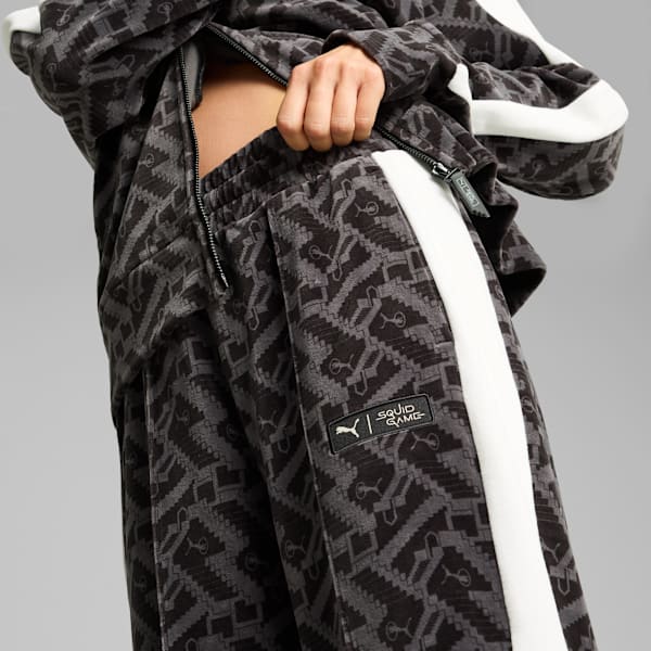 Pants PUMA x SQUID GAME T7 para mujer, PUMA Black, extralarge