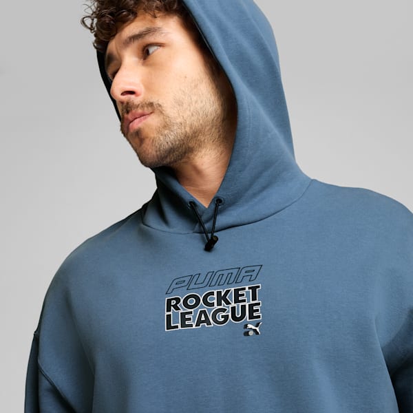 PUMA X ROCKET LEAGUE Men's Hoodie, Blue Horizon, extralarge