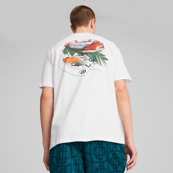 PUMA x PALM TREE CREW Men's Graphic Tee, PUMA White, extralarge