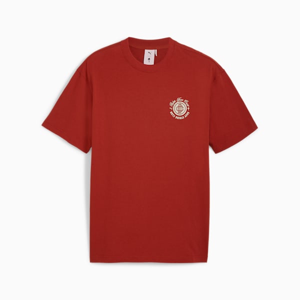 Camiseta gráfica PUMA x PALM TREE CREW para hombre, Mars Red, extralarge
