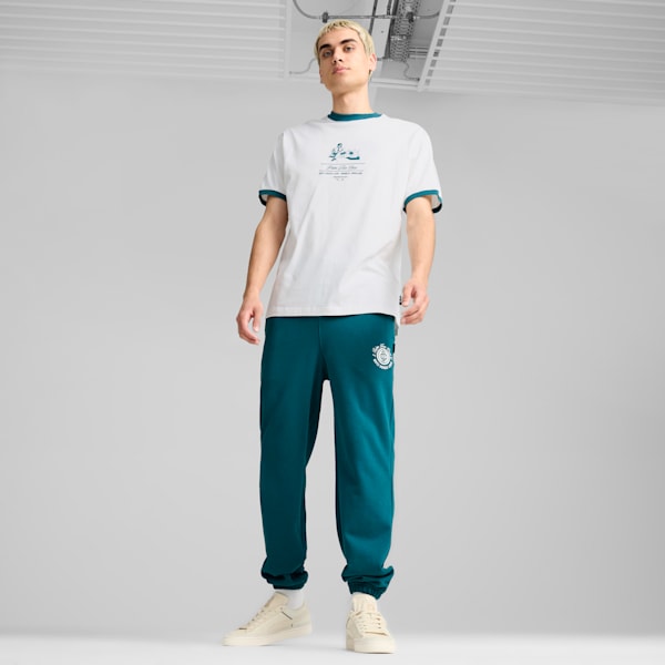 PUMA x PALM TREE CREW Men's Ringer Tee, PUMA White, extralarge