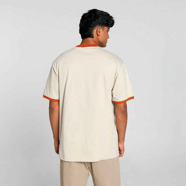 PUMA x PALM TREE CREW Ringer Men's Tee, Desert Dust, extralarge-IND