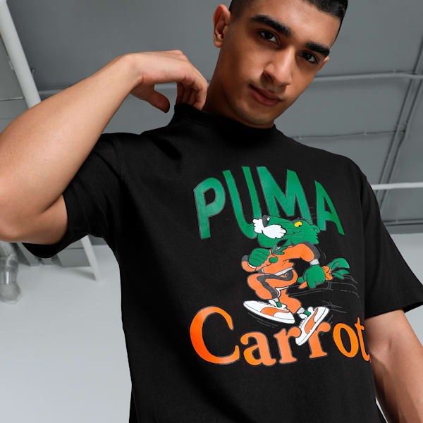 PUMA x Carrots Men's Relaxed Fit Graphic Tee, PUMA Black, extralarge-IND